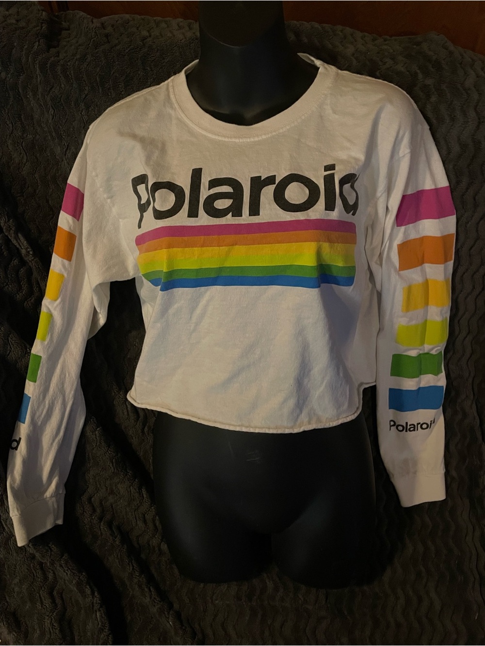Polaroid Long-Sleeve Crop Tee